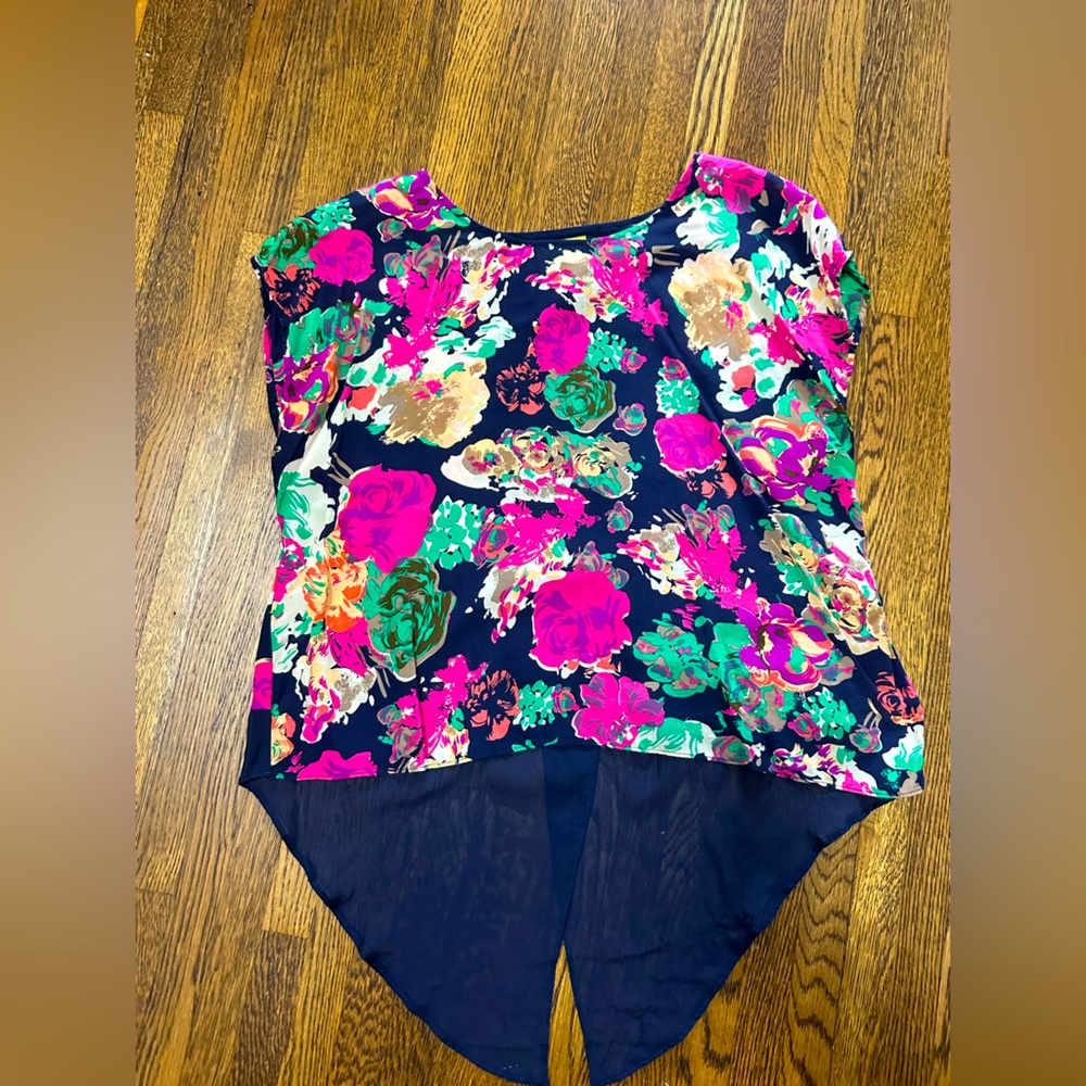 Anthropologie Floral Blouse